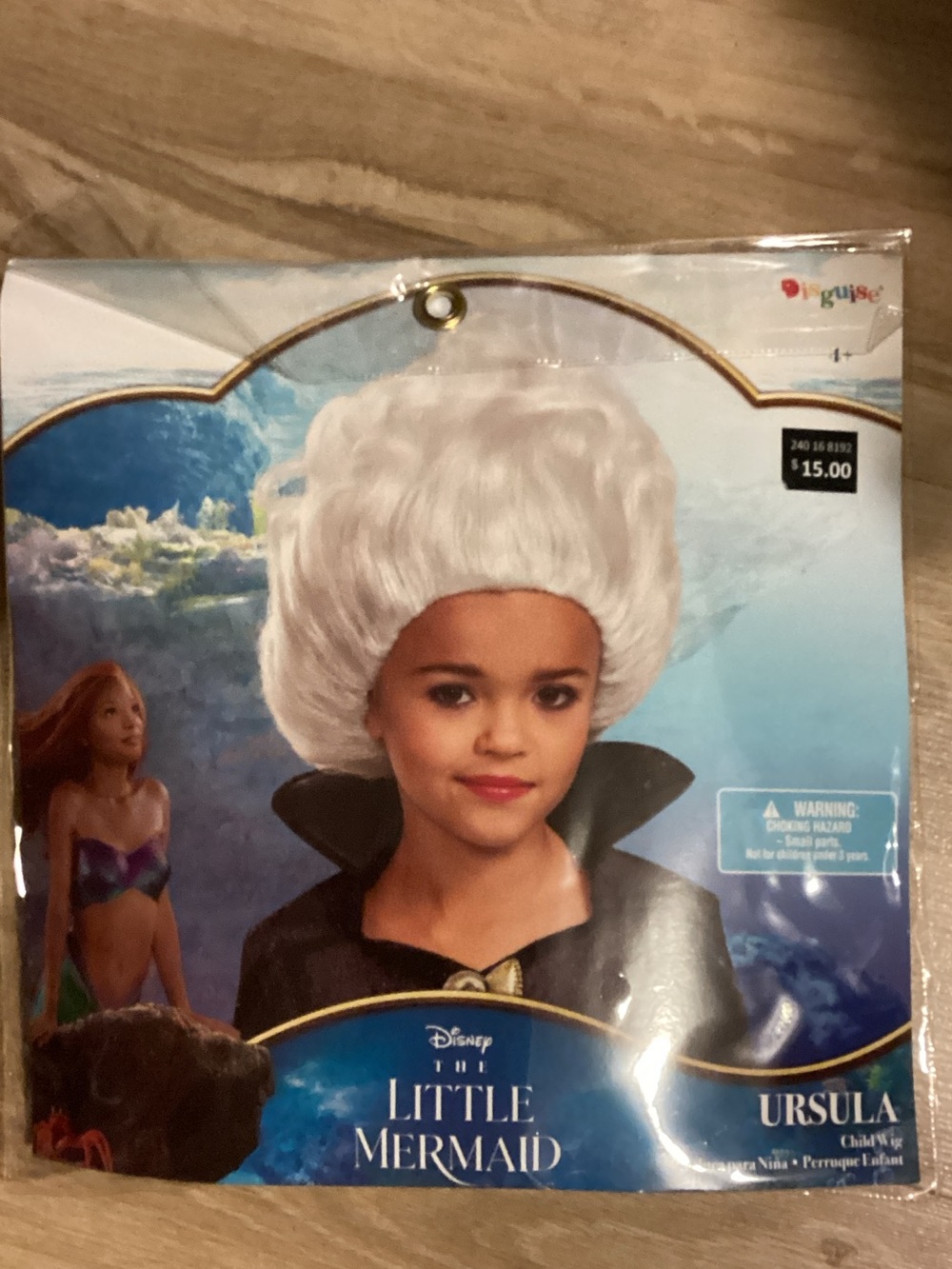 Disney Ursula White Costume Wig for Kids